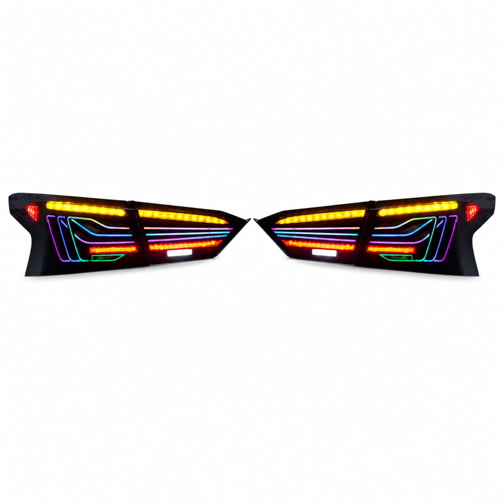 2019-2024 Nissan Altima Sequential LED Tail Lights — RGB white background - T-ALT19-SRGB