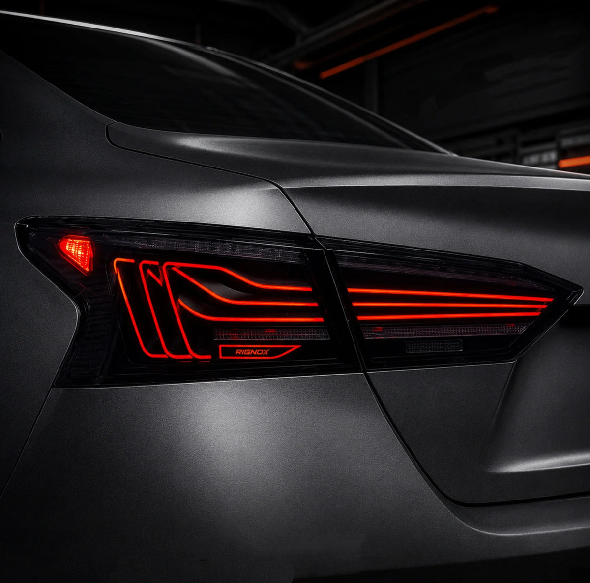 2019-2026 Nissan Altima Sequential Laser LED Tail Lights — lens detail — T-ALT19-SR