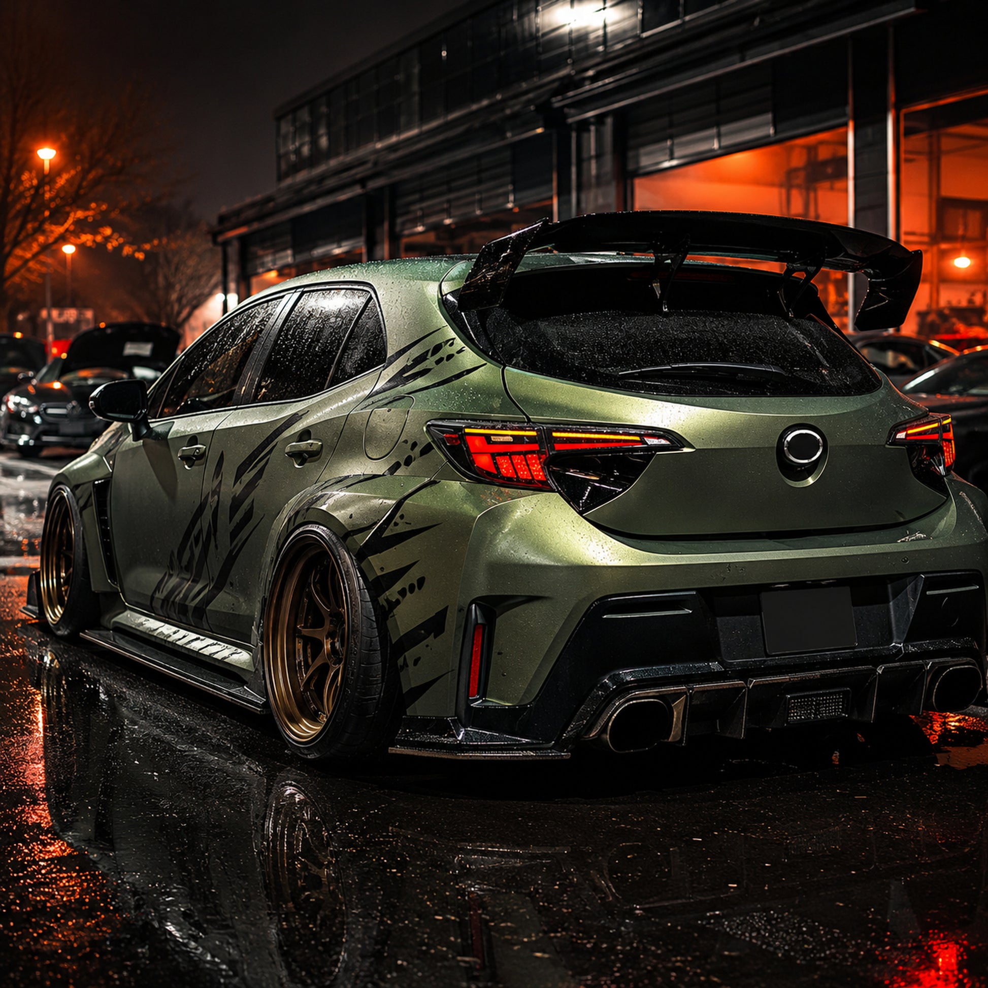 2019-2025 Toyota Corolla Hatchback & GR Corolla Sequential LED Tail Lights — sequential LED car meet03 — T-COR19