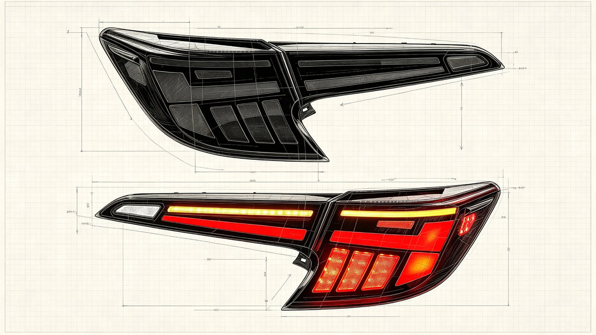 2019-2026 Toyota Corolla Hatchback & GR Corolla Sequential LED Tail Lights Assembly