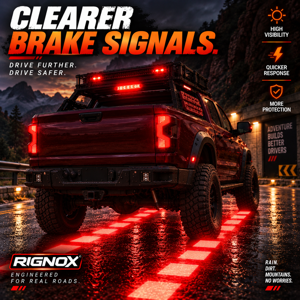 2019-2026 Chevrolet Silverado 1500 / 2020-2023 2500HD/3500HD Sequential LED Tail Lights — brake signals — T-SILV19-CW