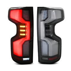2019-2026 Chevrolet Silverado 1500 / 2020-2023 2500HD/3500HD Sequential LED Tail Lights — main product view — T-SILV19-CW
