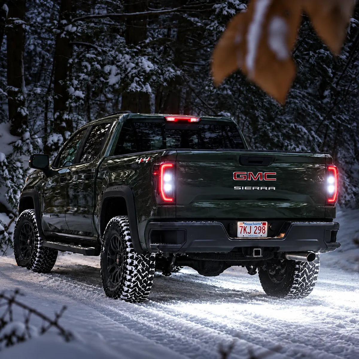 2019-2026 GMC Sierra 1500 & 2020-2023 Sierra 2500HD/3500HD (T1) LED Tail Lights Assembly — Pair — Brighter Reverse Light — T-SRA19-SR
