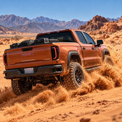 2019-2026 GMC Sierra 1500 & 2020-2023 Sierra 2500HD/3500HD (T1) LED Tail Lights Assembly — Pair — Desert Off-Road — T-SRA19-SR