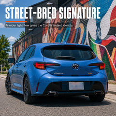 2019-2026 Toyota Corolla Hatchback and GR Corolla Sequential LED Tail Lights — street-bred signature — T-COR19-SW