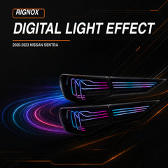 2020-2025 Nissan Sentra Sequential LED Tail Lights — rgblaser line sequential digital effect11 - T-SEN20-SRGB