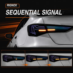 2020-2025 Nissan Sentra Sequential Laser LED Tail Lights — sequential turn signal — T-SEN20-SRGB