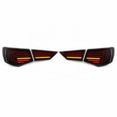 2020-2025 Nissan Sentra Sequential LED Tail Lights — smoke white laser line white background main - T-SEN20-SW