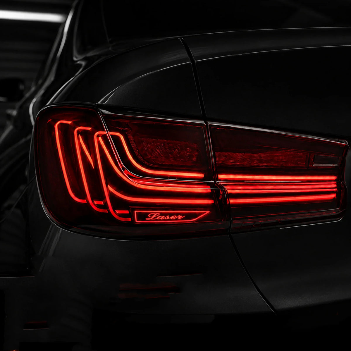 2019-2025 BMW 3 Series G20/G28/G80 M3 Sequential LED Tail Lights — installed detail — T-3G20-RR