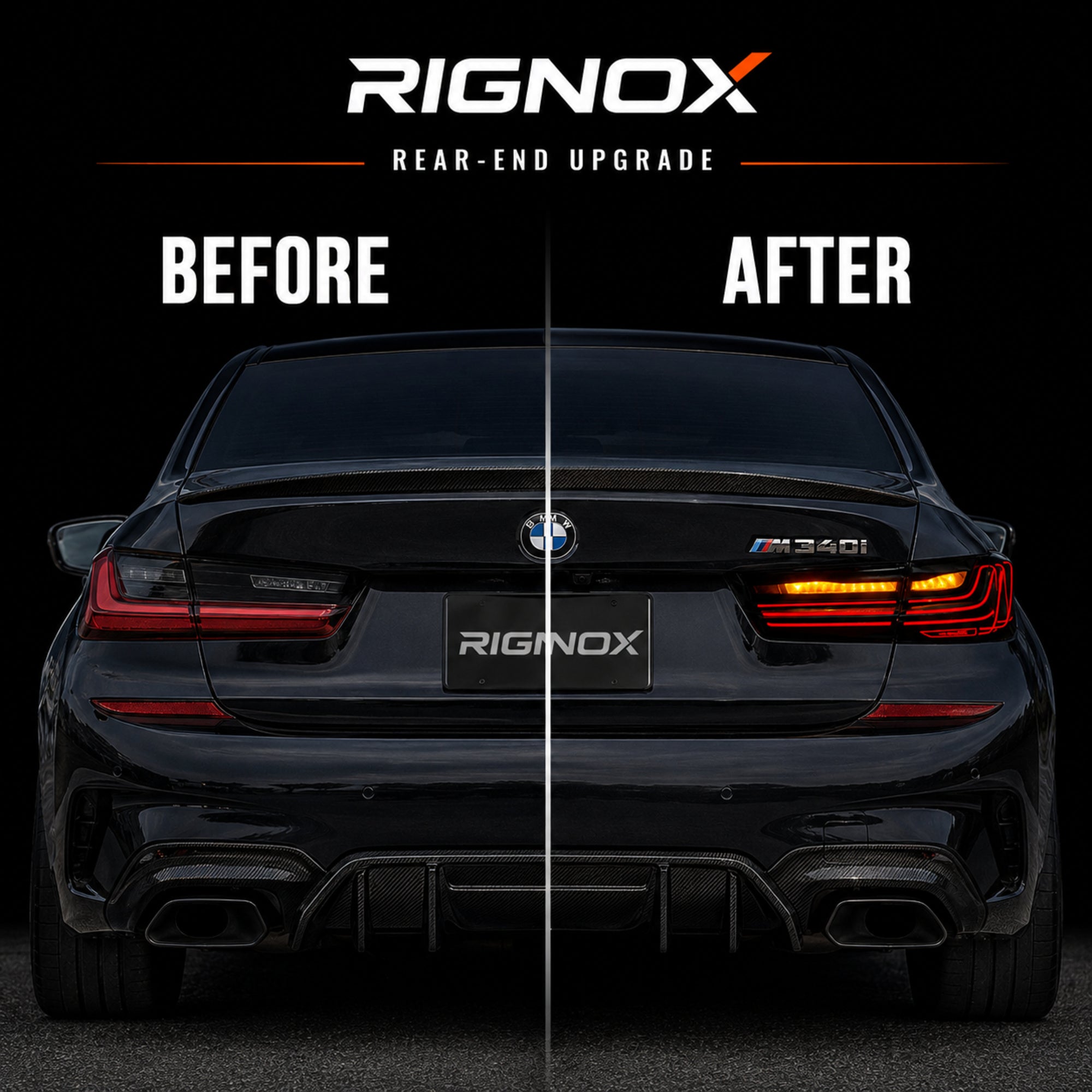 2020-2025 BMW 3 Series G20/G28/G80 M3 LED Tail Lights | RGB / Clear / Smoke Red Halo, Sequential