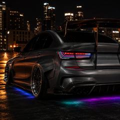 2019-2025 BMW 3 Series G20/G28/G80 M3 Sequential LED Tail Lights — smoke red RGB rear4503 - T-3G20-SRGB