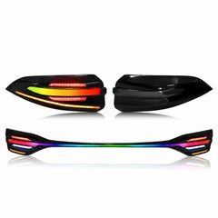 2020-2026 Toyota Corolla Sedan Sequential LED Tail Lights Assembly Full-Width Bar — main product view — T-COR20-RGB