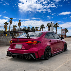 2020-2026 Toyota Corolla Sedan Sequential LED Tail Lights Assembly Full-Width Bar — lighting in daylight — T-COR20-SWT