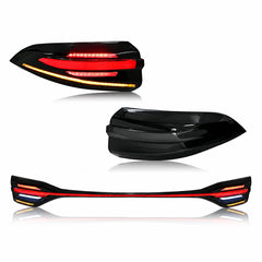 2020-2026 Toyota Corolla Sedan Sequential LED Tail Lights Assembly Full-Width Bar — main product view — T-COR20-SWT