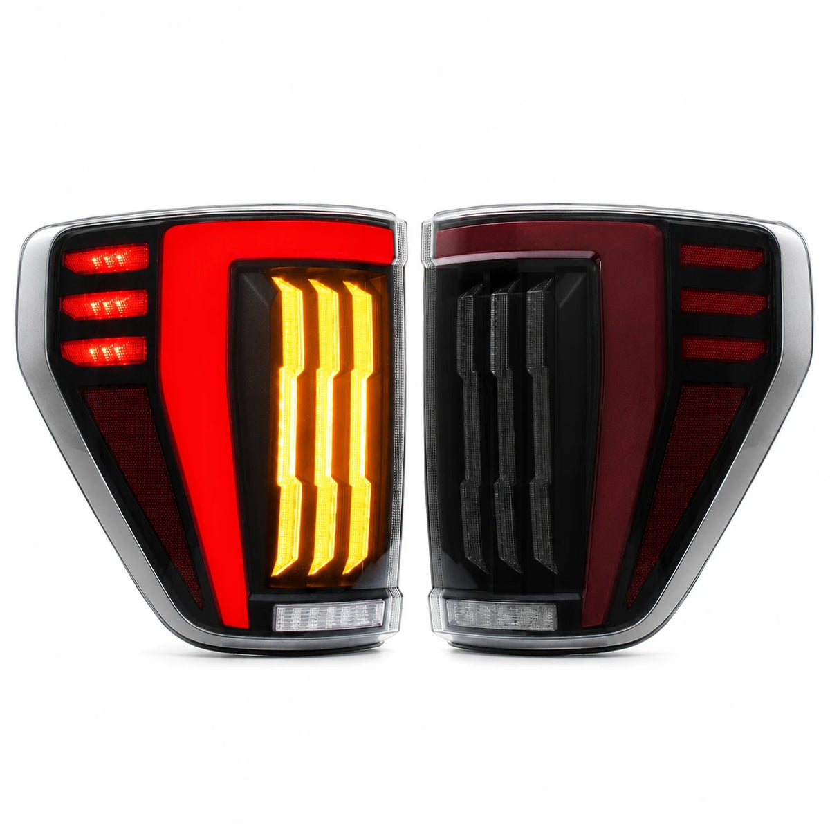 2021-2023 Ford F-150 LED Tail Lights Assembly — main product view — T-F150-21-TEXL