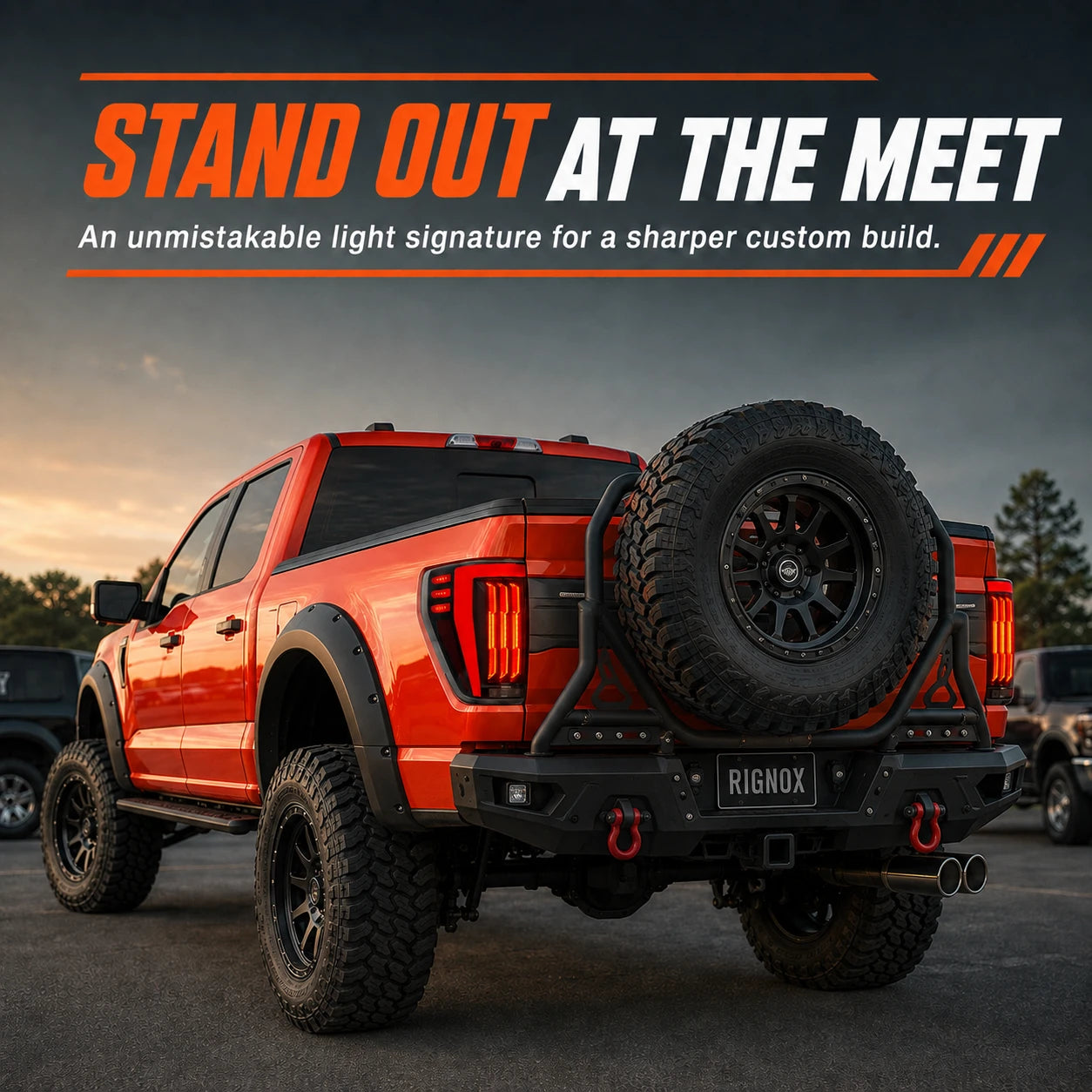 2021-2023 Ford F-150 LED Tail Lights Assembly — stand out at the meet — T-F150-21-TEXL