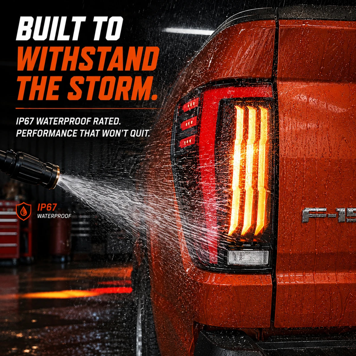 2021-2023 Ford F-150 LED Tail Lights Assembly — waterproof — T-F150-21-TEXL