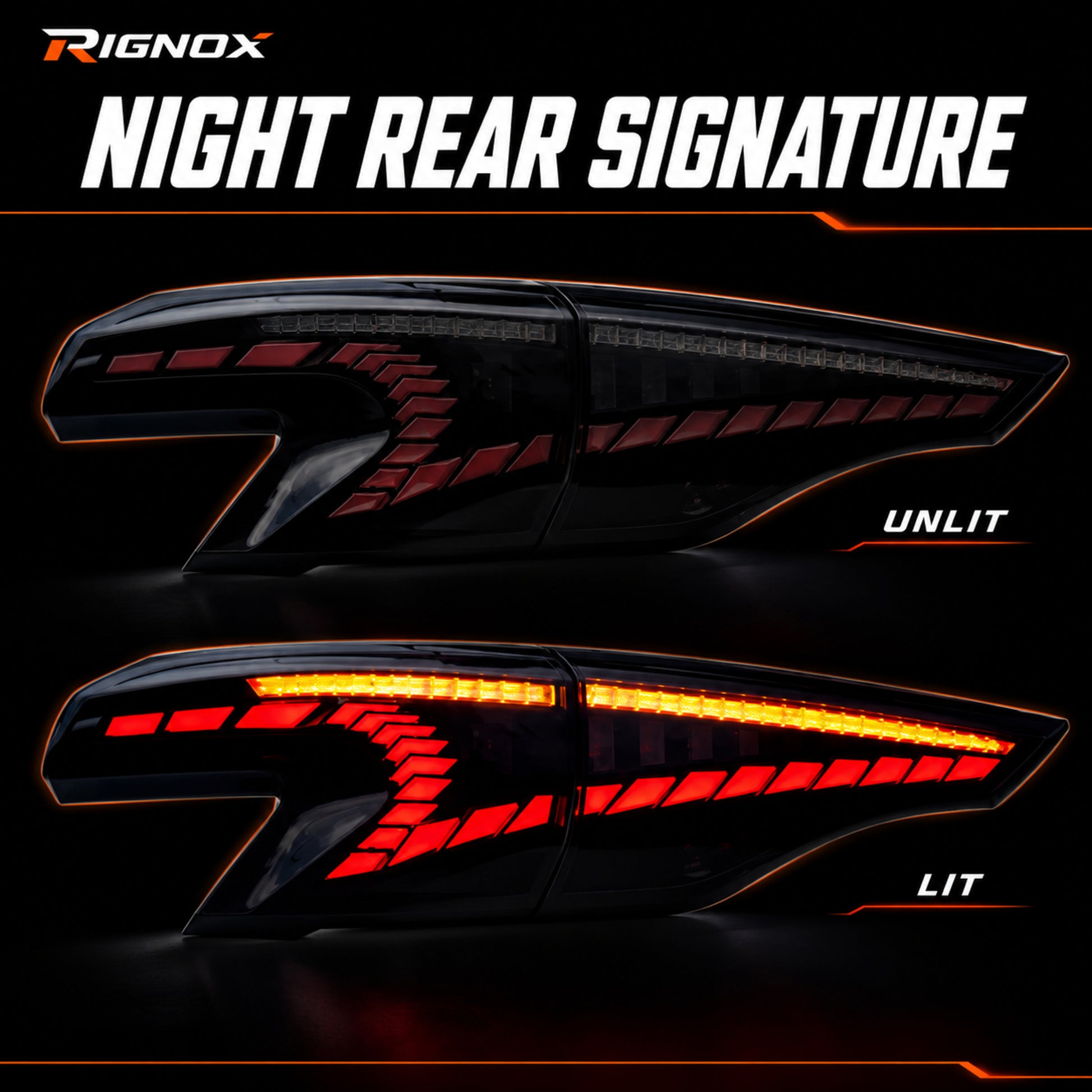 2021-2024 Toyota Sienna Sequential LED Tail Lights — smoked supplement04