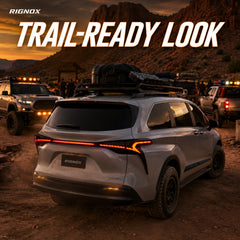 2021-2024 Toyota Sienna Sequential LED Tail Lights — smoked sequential truck ready meet