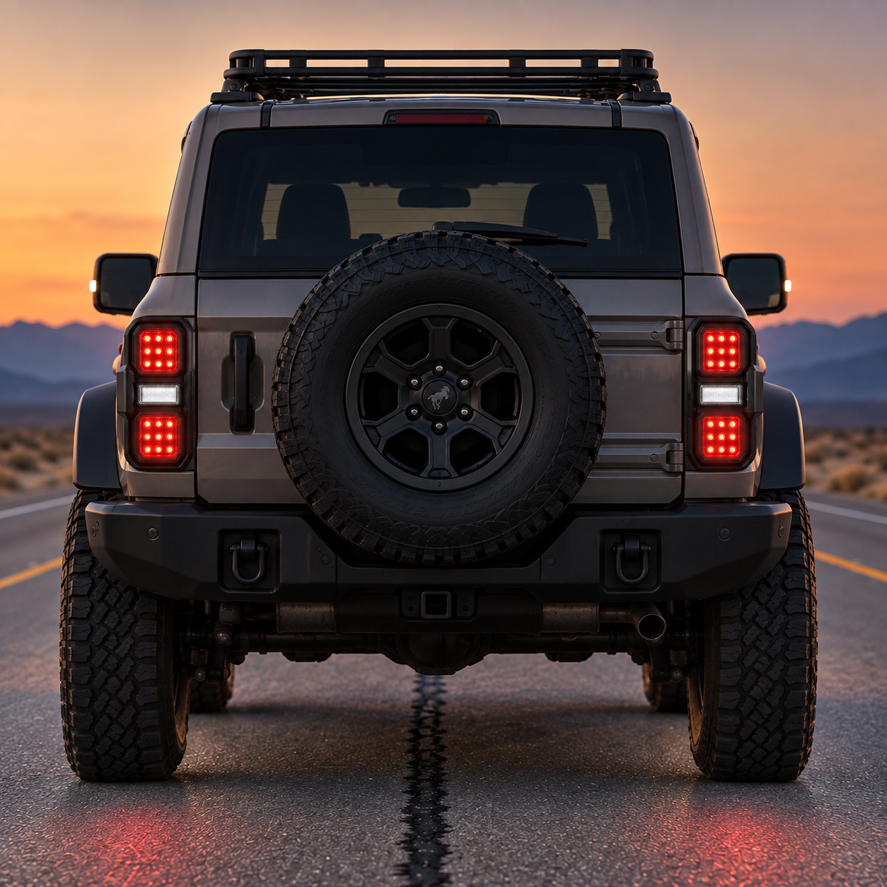 2021-2026 Ford Bronco LED Tail Lights — T-BR21-SW