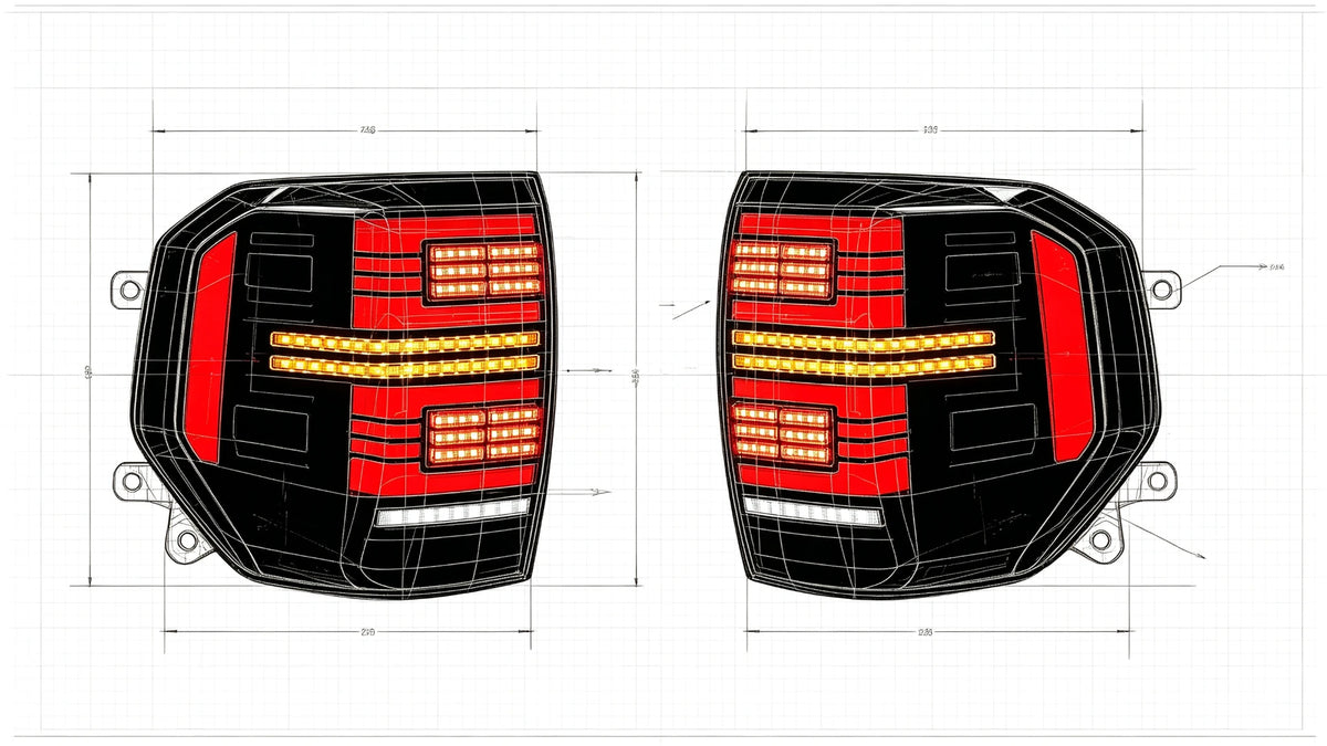 2022-2026 Ford Maverick Sequential LED Tail Lights Assembly (Non-BLIS Trims Only)