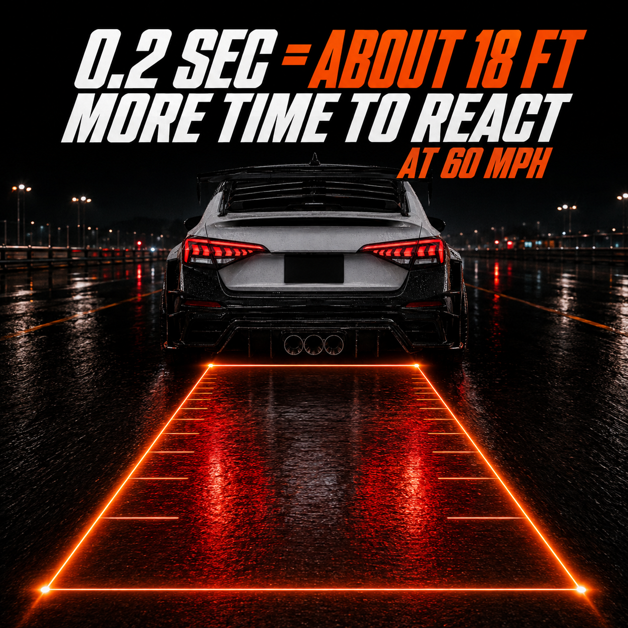 2022-2026 Honda Civic 11th Gen Sedan Sequential LED Tail Lights — instant-on response at distance — T-CIV11-AR-SRGB