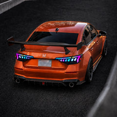 2022-2026 Honda Civic 11th Gen Sedan Sequential LED Tail Lights — appealing from any angle — T-CIV11-AR-SRGB