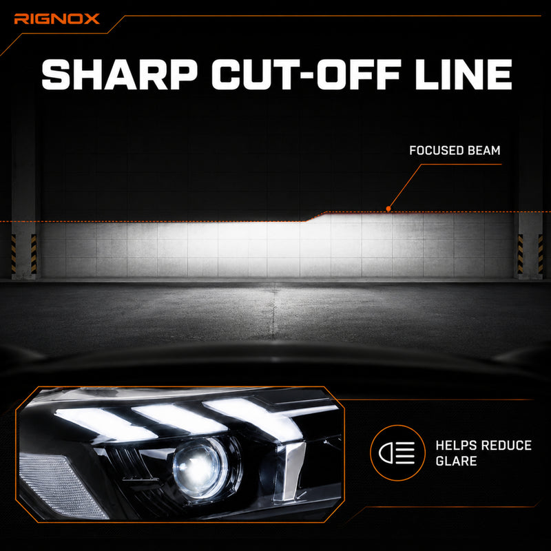 2022-2026 Honda Civic 11th Gen LED Projector Headlights — clear function11 - H-CIV11-CW