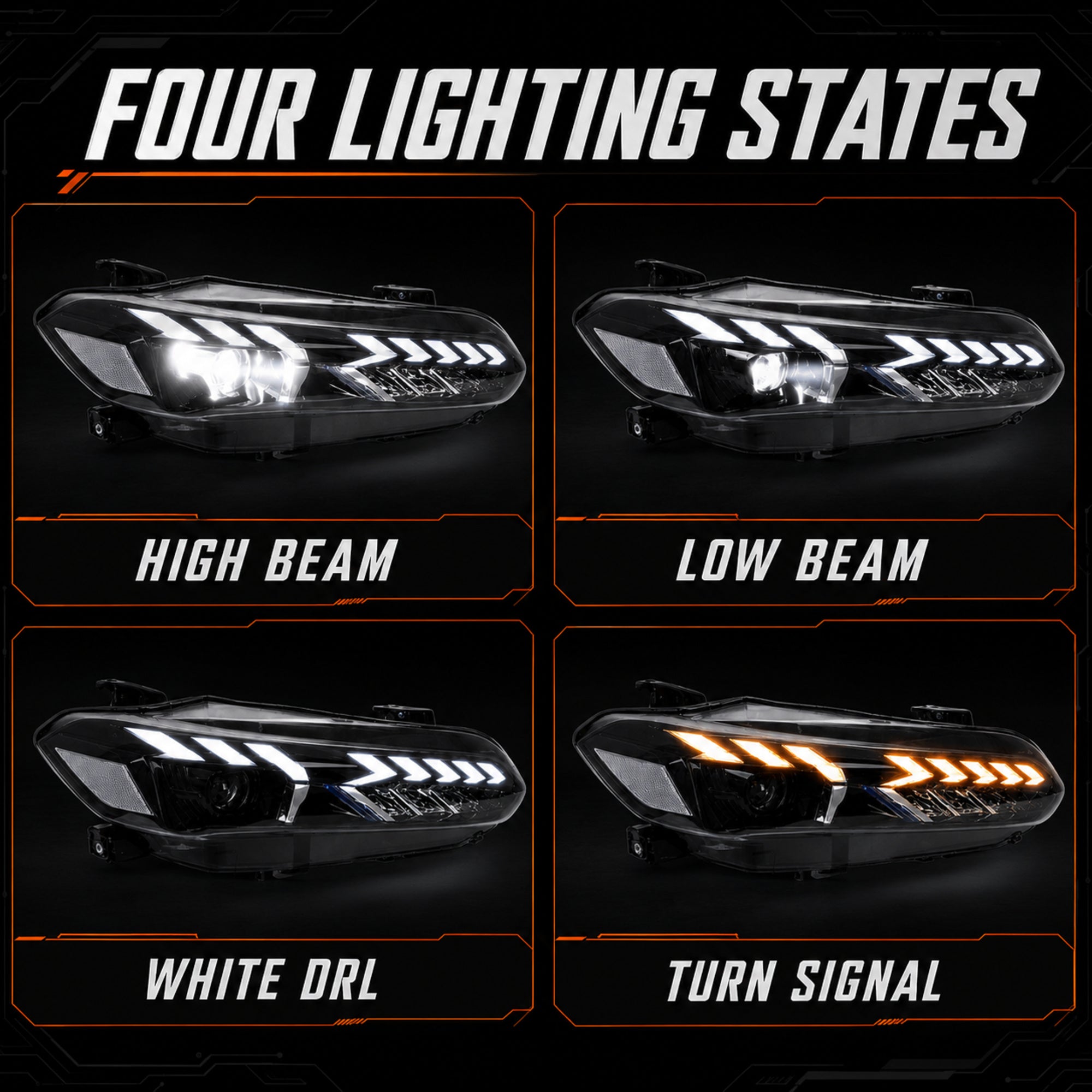 2022-2026 Honda Civic 11th Gen LED Projector Headlights — clear supplement14 - H-CIV11-CW