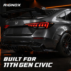 2022-2026 Honda Civic 11th Gen Sedan Sequential LED Tail Lights — built for Civic — T-CIV11-AR-SW