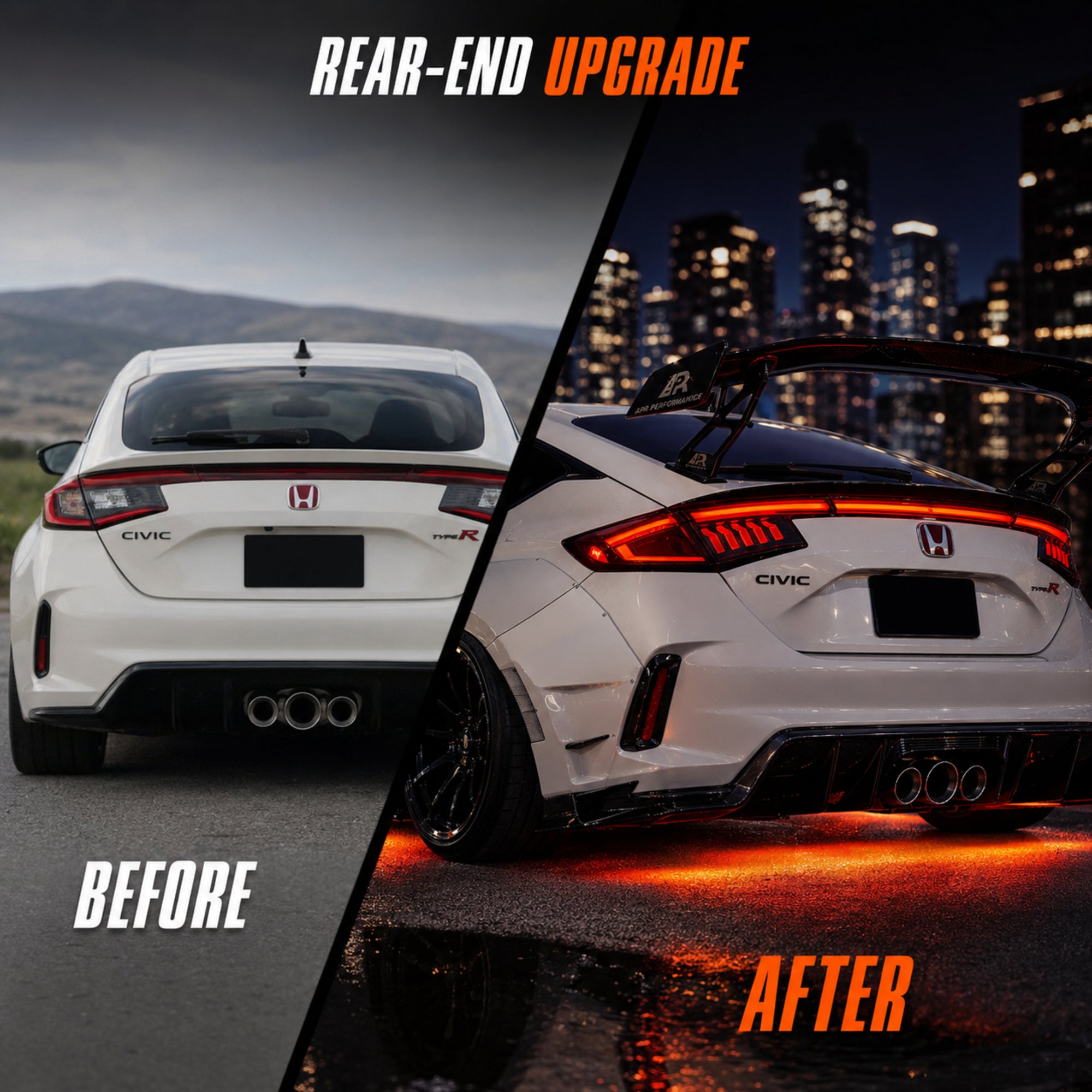 2022-2026 Honda Civic Hatchback LED Tail Lights | Smoke Red / White, Sequential-19