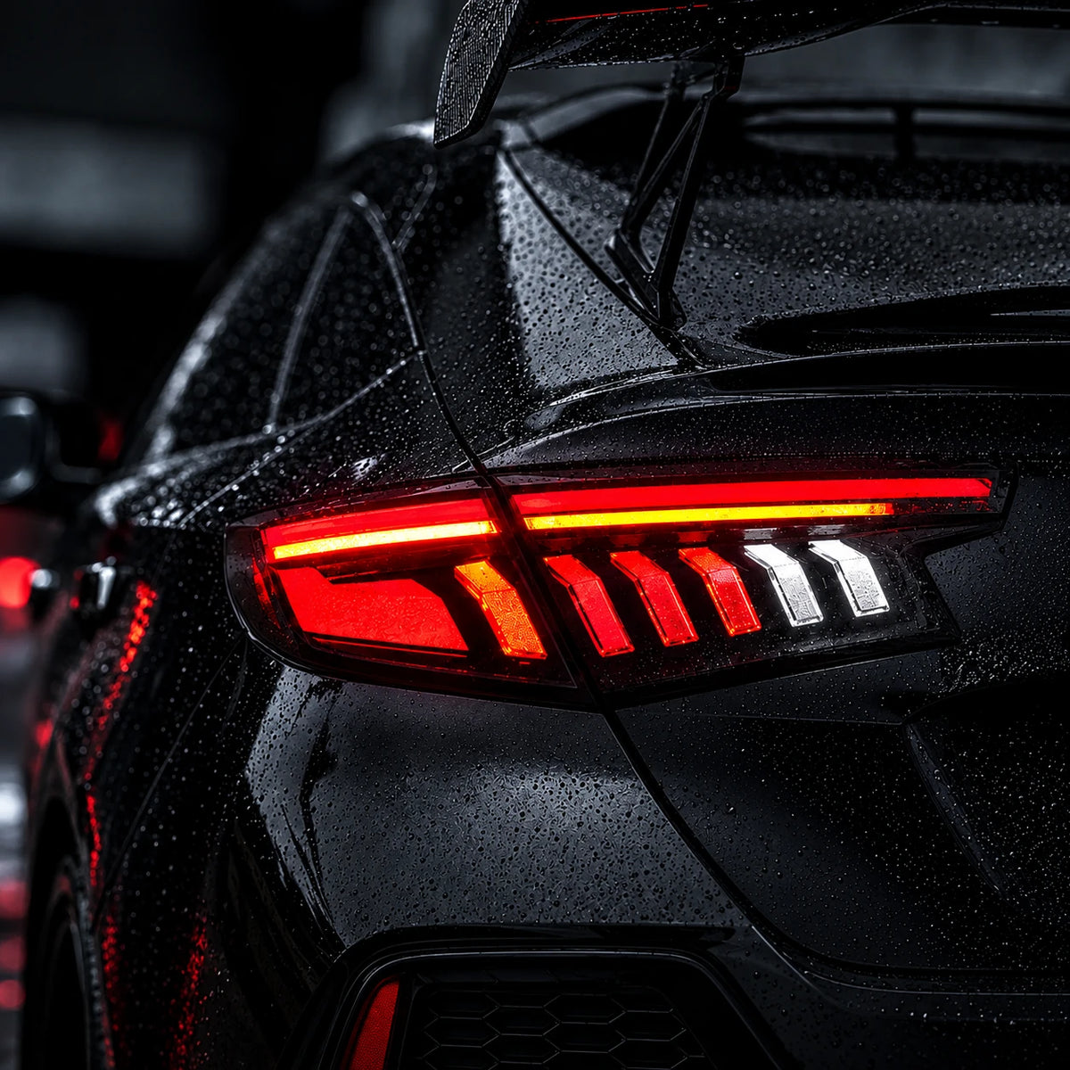 2022-2026 Honda Civic Hatchback / Type R Sequential LED Tail Lights — tail light close-up — T-CIVR-SW