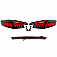 2022-2026 Honda Civic Hatchback LED Tail Lights | Smoke Red / White, Sequential-1