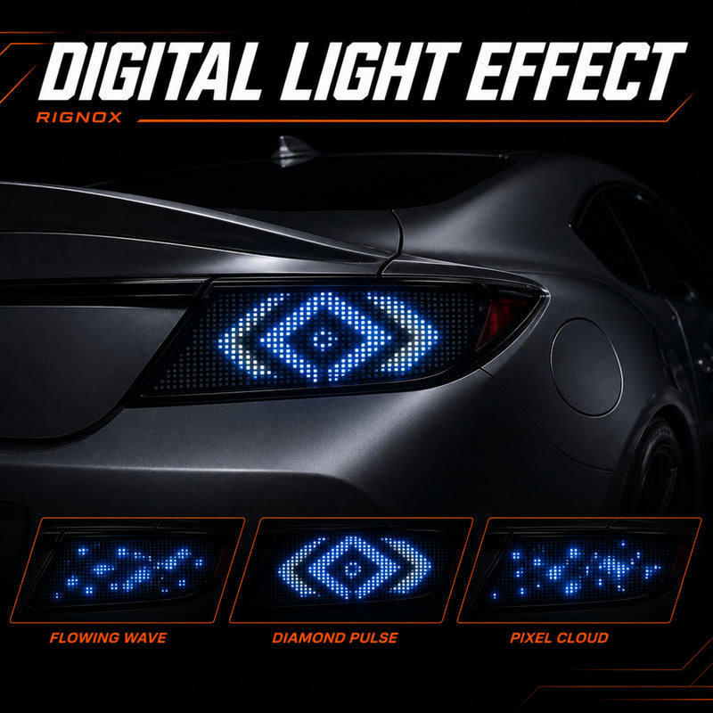 2022-2026 Toyota GR86 / Subaru BRZ Sequential LED Tail Lights — digital RGB digital effect10 - T-GR86-SDG