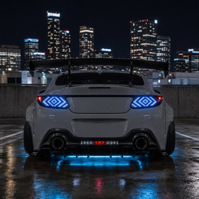 2022-2026 Toyota GR86 / Subaru BRZ Sequential LED Tail Lights — digital RGB scene03 - T-GR86-SDG