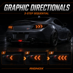2022-2026 Toyota GR86 / Subaru BRZ Sequential LED Tail Lights — digital RGB sequential signal14 - T-GR86-SDG