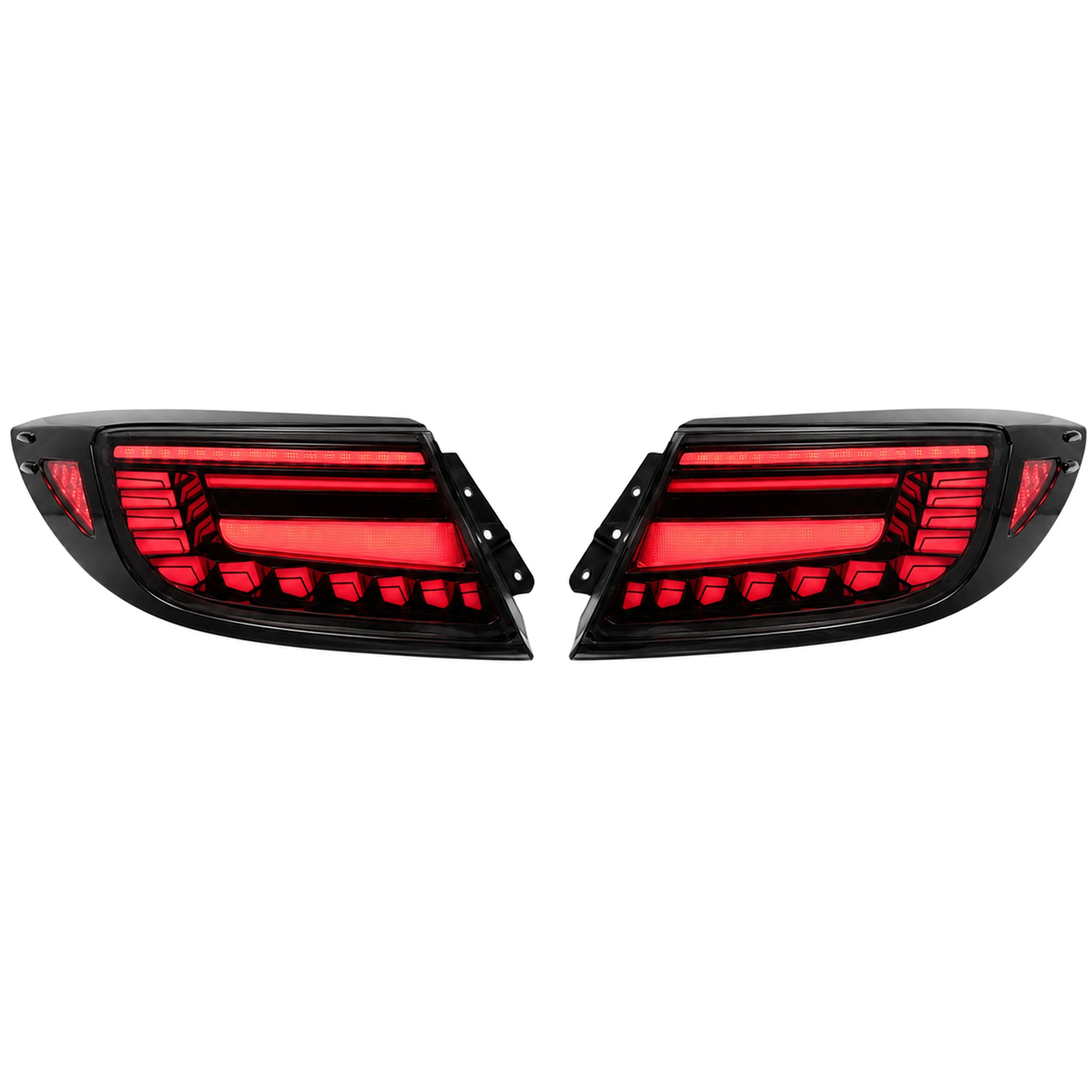 2022-2026 Toyota GR86 / Subaru BRZ LED Tail Lights | Smoke Red / Digital, Sequential Turn Signal