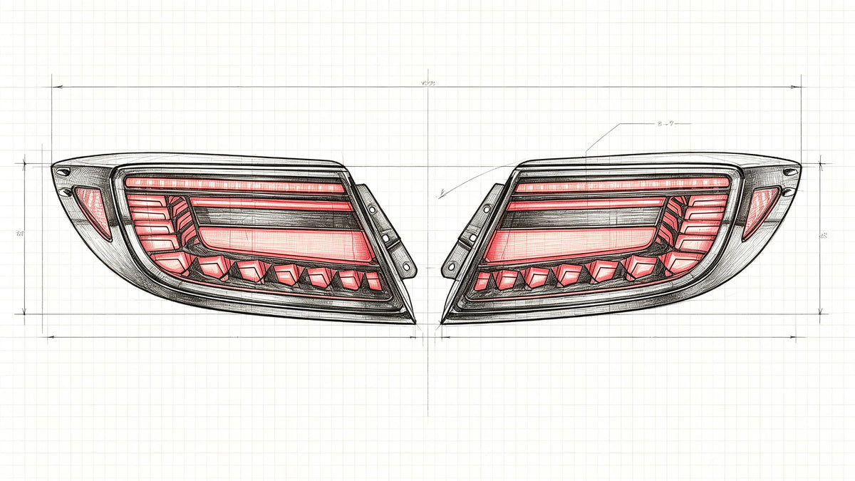 2022-2026 Toyota GR86 / Subaru BRZ Sequential LED Tail Lights Assembly