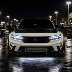 2023-2026 Honda Accord LED Quad Projector Headlights — white car meet — H-ACC11