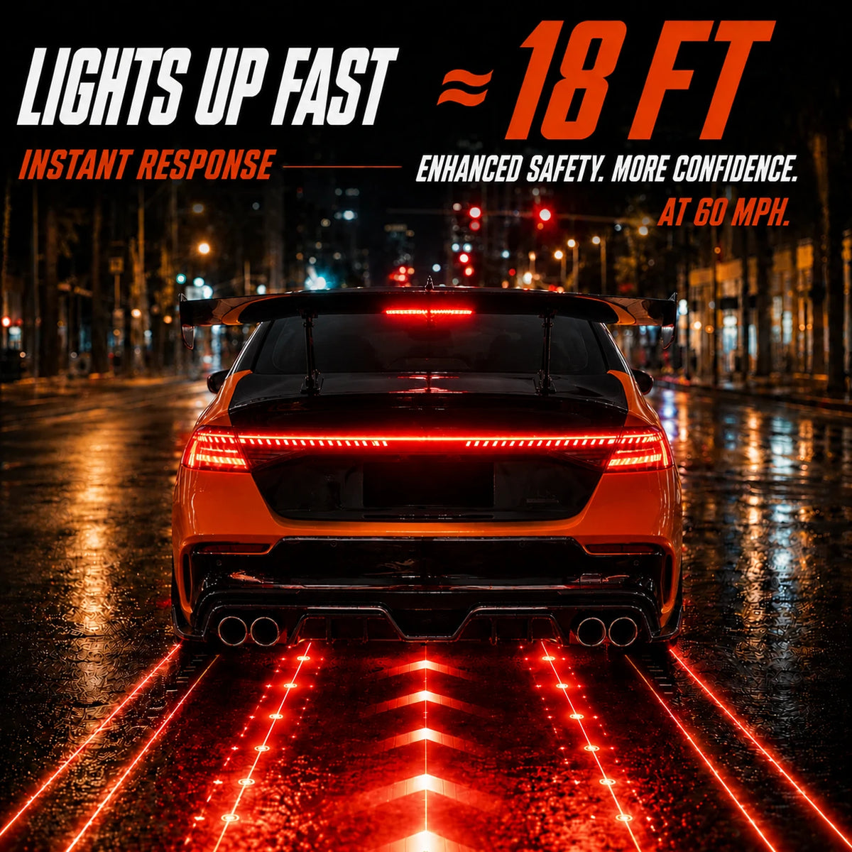 2023-2026 Honda Accord 11th Gen Sequential LED Tail Lights — brake response — T-ACC11-SRGB