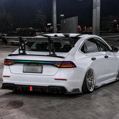 2023-2026 Honda Accord 11th Gen Sequential LED Tail Lights — night rear view — T-ACC11-SRGB