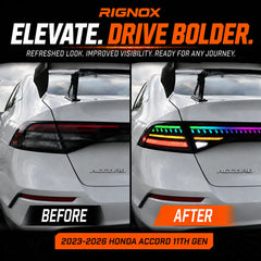 2023-2026 Honda Accord 11th Gen Sequential LED Tail Lights — upgrade — T-ACC11-SRGB