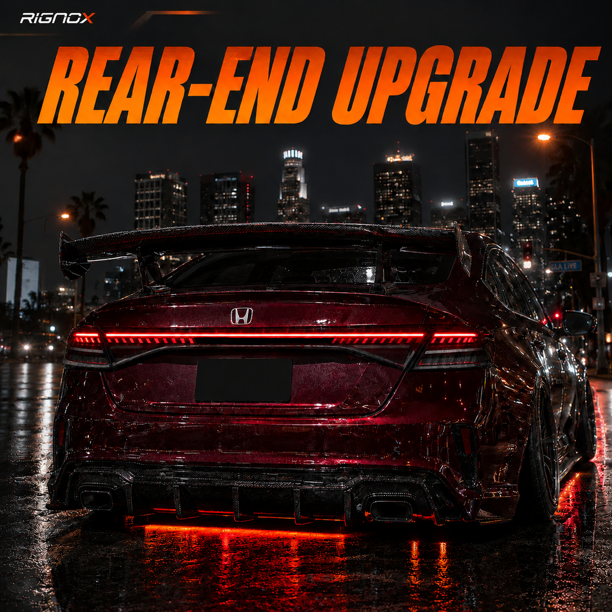 2023-2026 Honda Accord 11th Gen Sequential LED Tail Lights — rear end upgrade — T-ACC11-SW