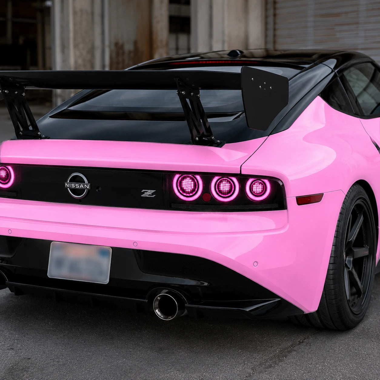 2023-2026 Nissan Z (400Z) RZ34 Triple Halo Sequential LED Tail Lights Assembly — colorful light choice — 
T-400Z23-RGB