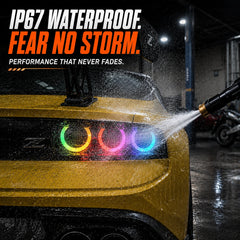 2023-2026 Nissan Z (400Z) RZ34 Triple Halo Sequential LED Tail Lights Assembly — waterproof — 
T-400Z23-RGB
