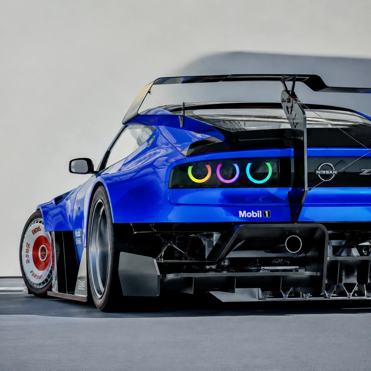 2023-2026 Nissan Z (400Z) RZ34 Triple Halo Sequential LED Tail Lights Assembly — race style upgrade — 
T-400Z23-RGB