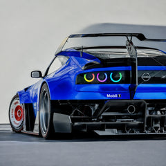 2023-2026 Nissan Z (400Z) RZ34 Triple Halo Sequential LED Tail Lights Assembly — race style upgrade — 
T-400Z23-RGB