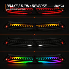 2023-2026 Honda Accord 11th Gen Sequential LED Tail Lights — RGB brake turn reverse11 - T-ACC11-SRGB