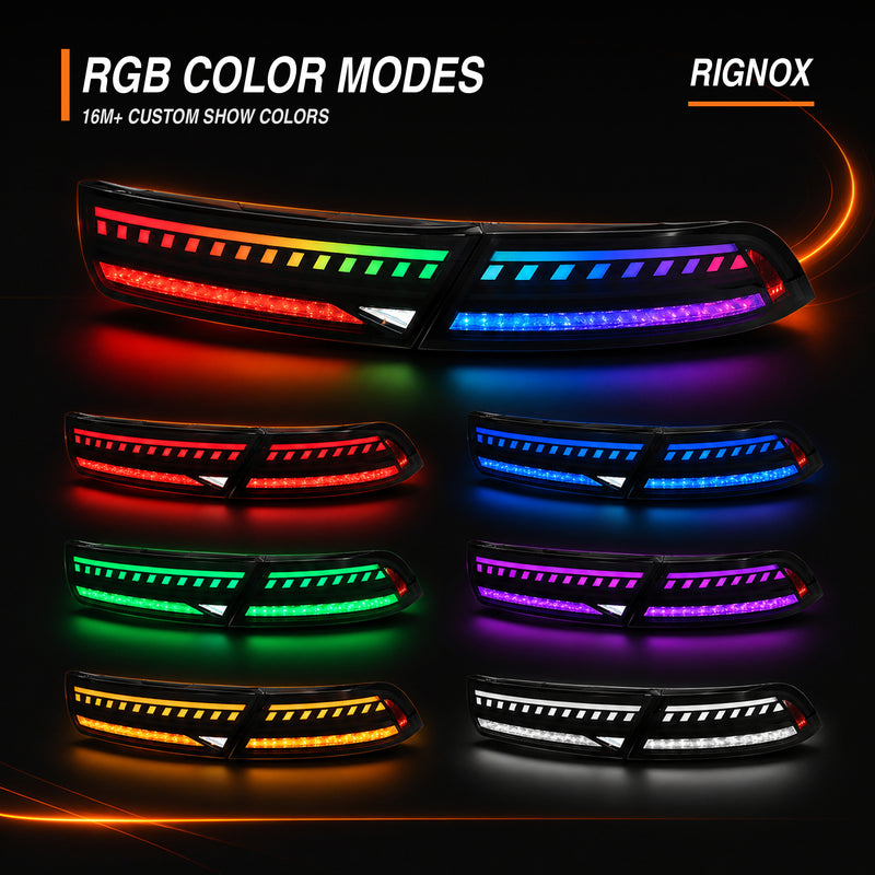 2023-2026 Honda Accord 11th Gen Sequential LED Tail Lights — RGB rgbcolors09 - T-ACC11-SRGB