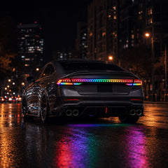 2023-2026 Honda Accord 11th Gen Sequential LED Tail Lights — RGB street night07 - T-ACC11-SRGB